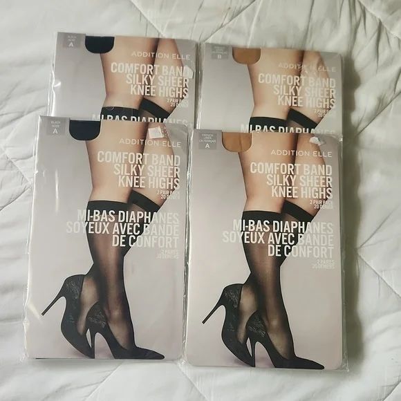 Pennington's Comfort Band Silky Sheer Knee High Panty Hose - Sizes A & B - Picture 1 of 6